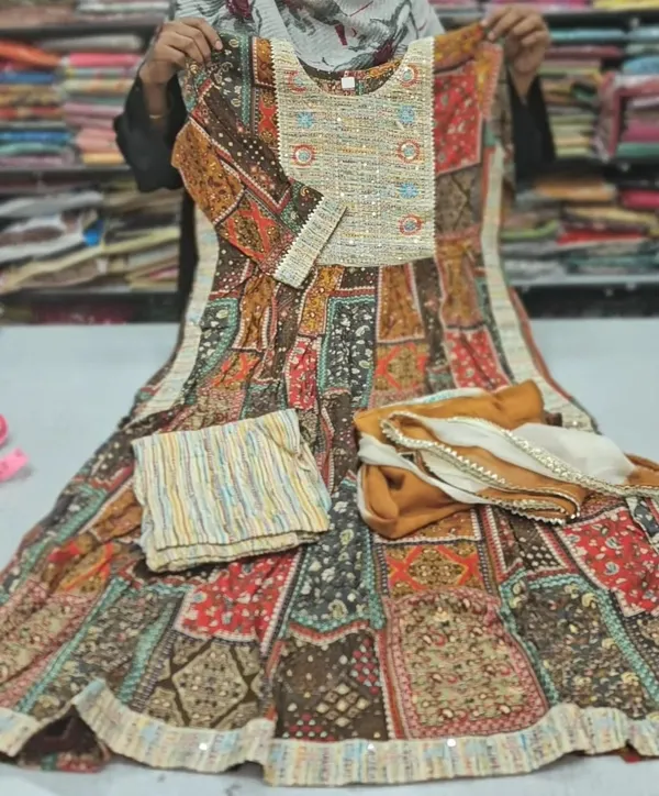 Nayra Cut Kurti with Bottom & Dupatta | TS1836